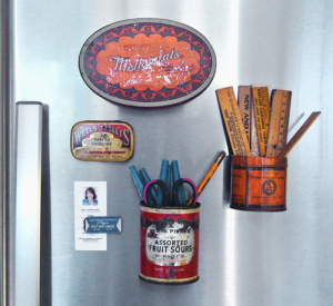 Cathe-Holden_Vintage-Tins-Refrigerator-Door1_December2012
